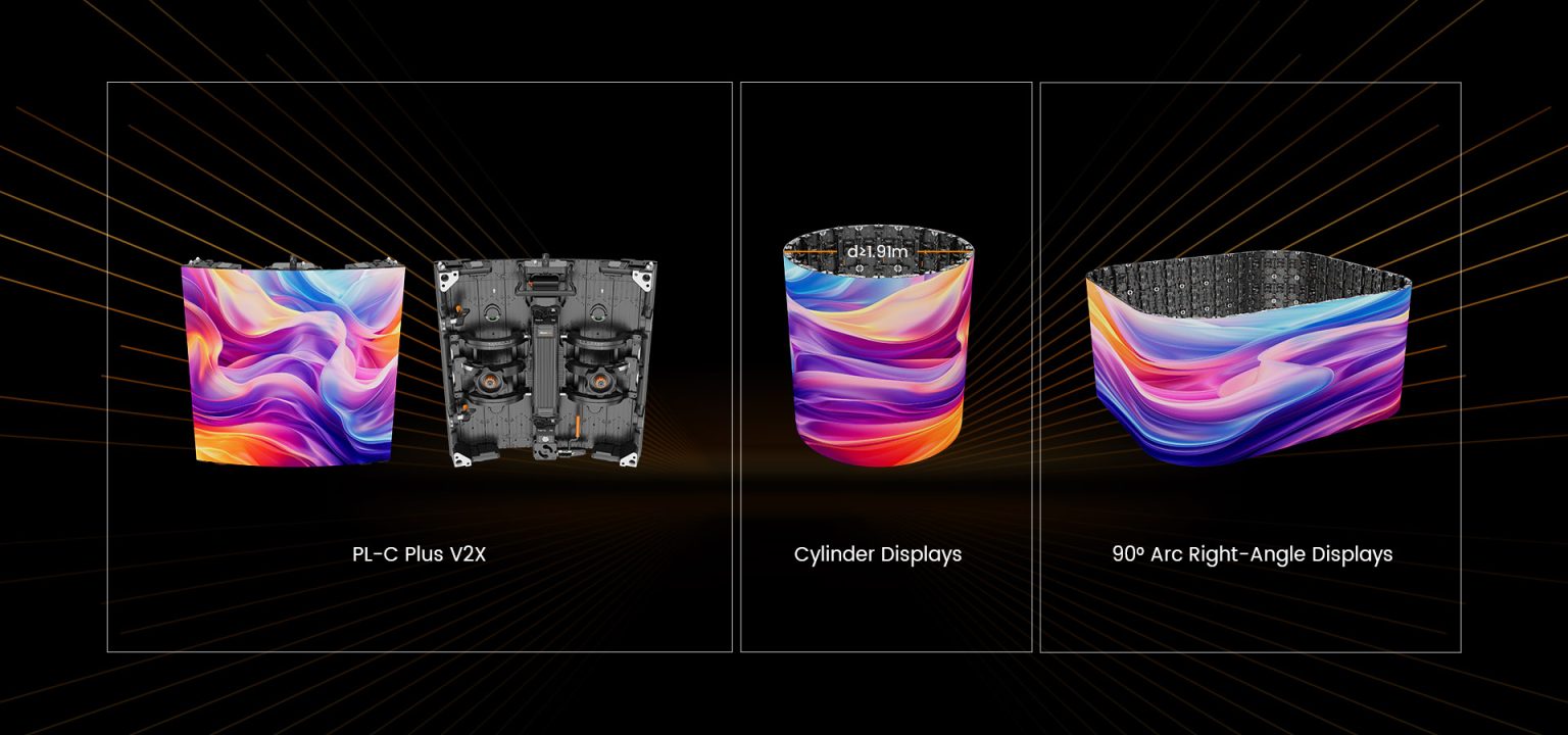 Precision Curved Displays with Flexible Design Control
