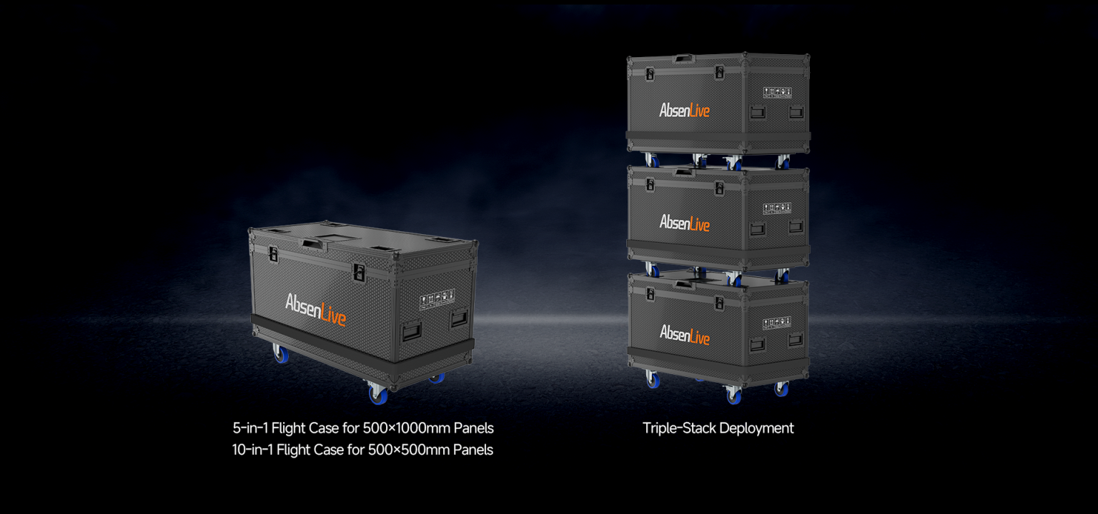 Tour-Ready Protection with Durable Flight Cases