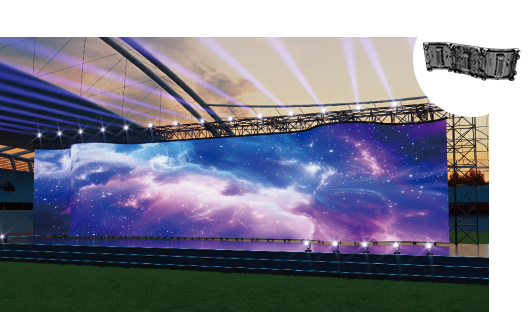 Creative Curved Displays