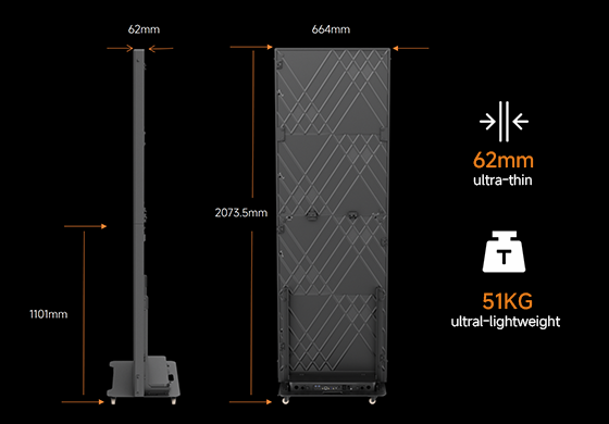Ultra-Thin & Lightweight Design